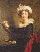 Elisabeth Louise Viegg-Le Brun Self portrait, painted at Florence, Germany oil painting reproduction